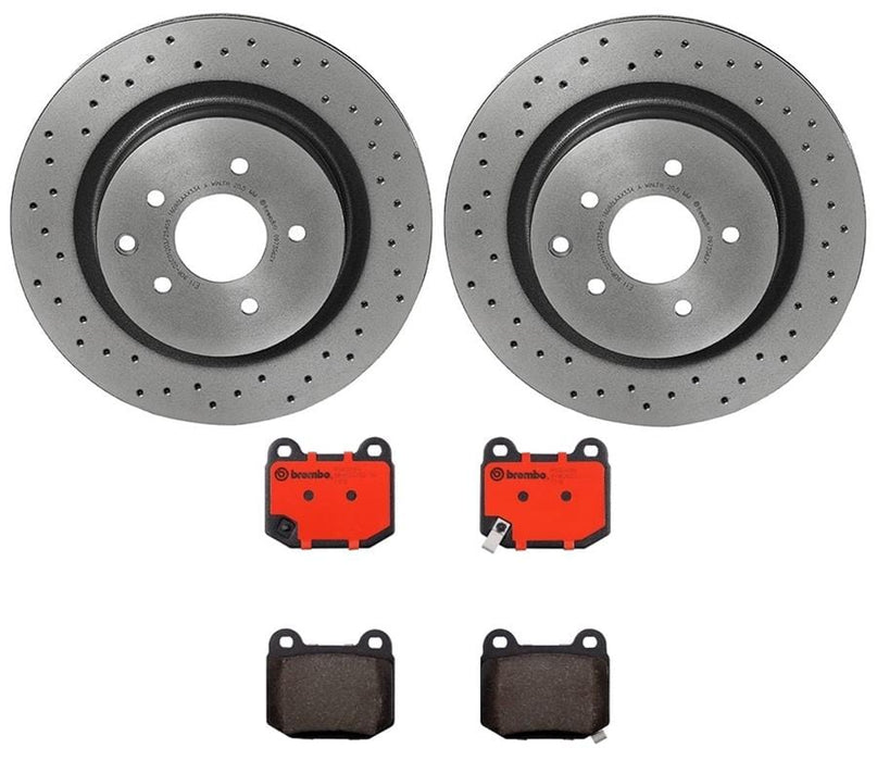 Brembo Brembo Disc Brake Pad and Rotor Kits KTX0022 Autofit