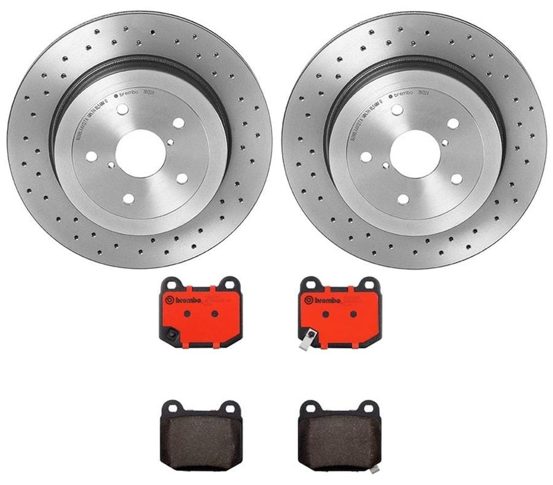 Brembo Brembo Disc Brake Pad and Rotor Kits KTX0024 Autofit