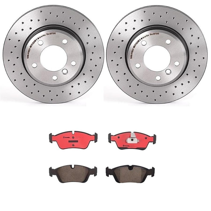 Brembo Brembo Disc Brake Pad and Rotor Kits KTX0028 Autofit