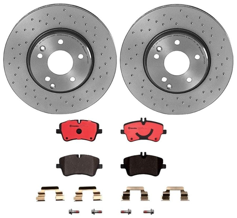Brembo Brembo Disc Brake Pad and Rotor Kits KTX0030 Autofit
