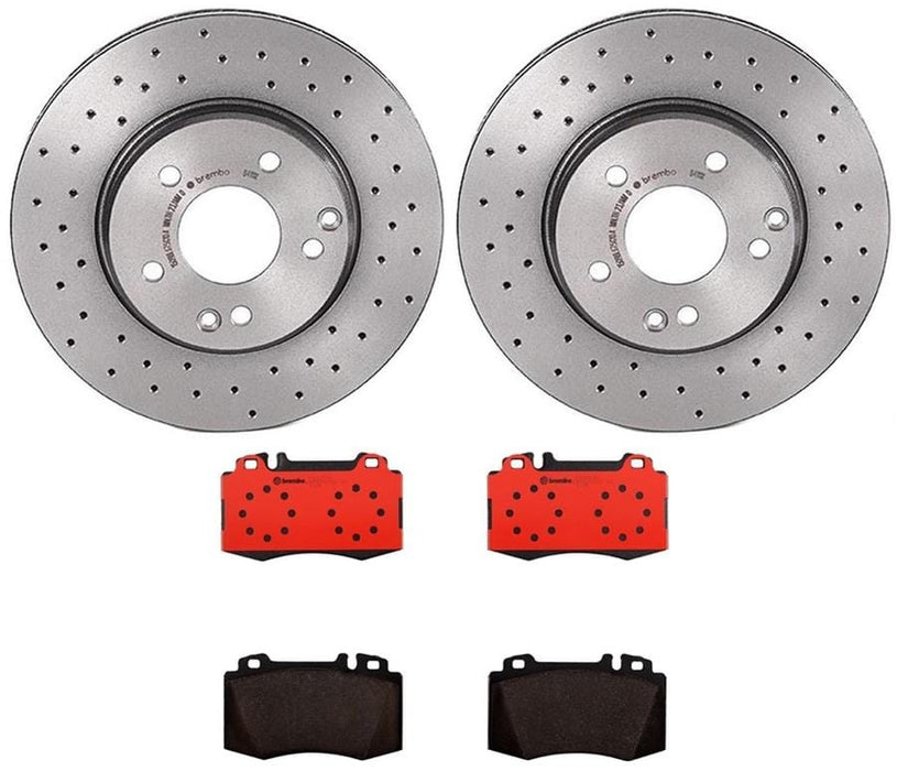 Brembo Brembo Disc Brake Pad and Rotor Kits KTX0032 Autofit