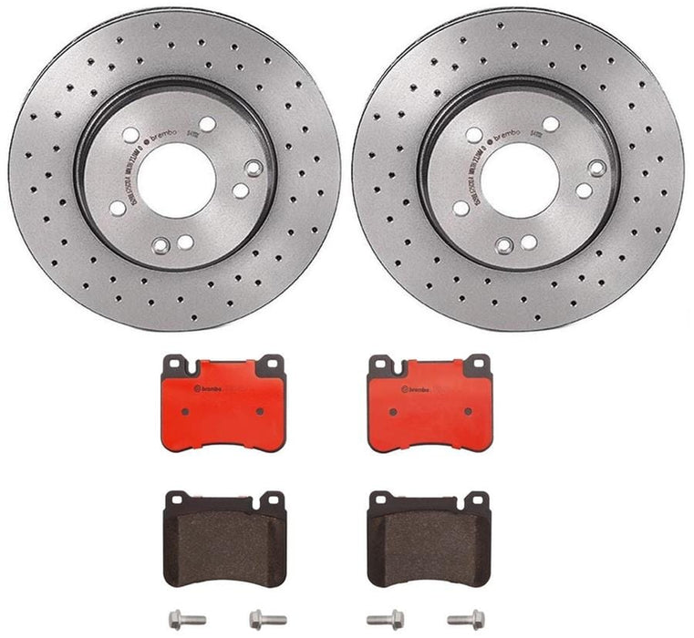 Brembo Brembo Disc Brake Pad and Rotor Kits KTX0033 Autofit