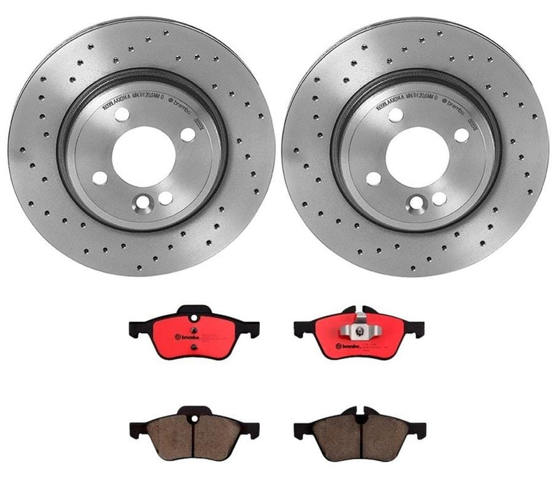 Brembo Brembo Disc Brake Pad and Rotor Kits KTX0034 Autofit