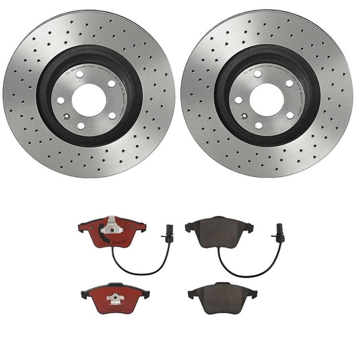 Brembo Brembo Disc Brake Pad and Rotor Kits KTX0035 Autofit
