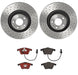 Brembo Brembo Disc Brake Pad and Rotor Kits KTX0035 Autofit