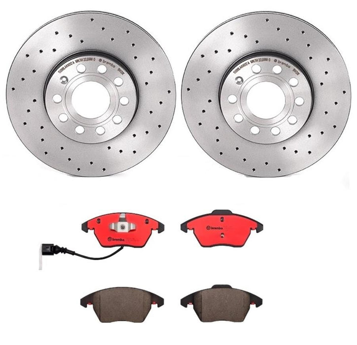 Brembo Brembo Disc Brake Pad and Rotor Kits KTX0037 Autofit