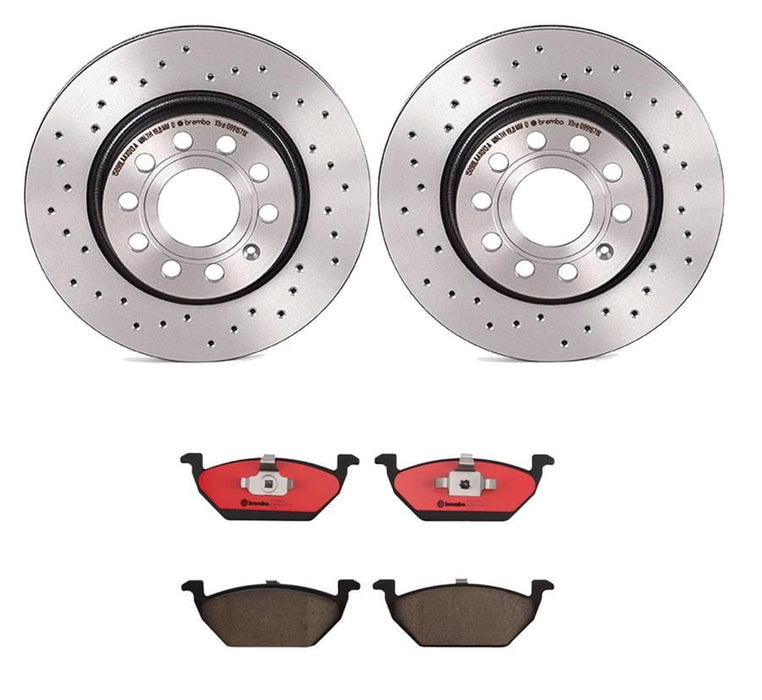 Brembo Brembo Disc Brake Pad and Rotor Kits KTX0038 Autofit
