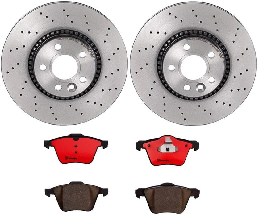 Brembo Brembo Disc Brake Pad and Rotor Kits KTX0043 Autofit