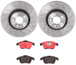Brembo Brembo Disc Brake Pad and Rotor Kits KTX0044 Autofit