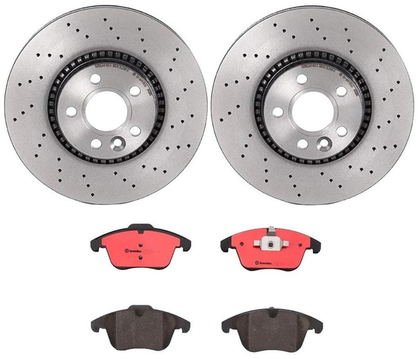 Brembo Brembo Disc Brake Pad and Rotor Kits KTX0044 Autofit
