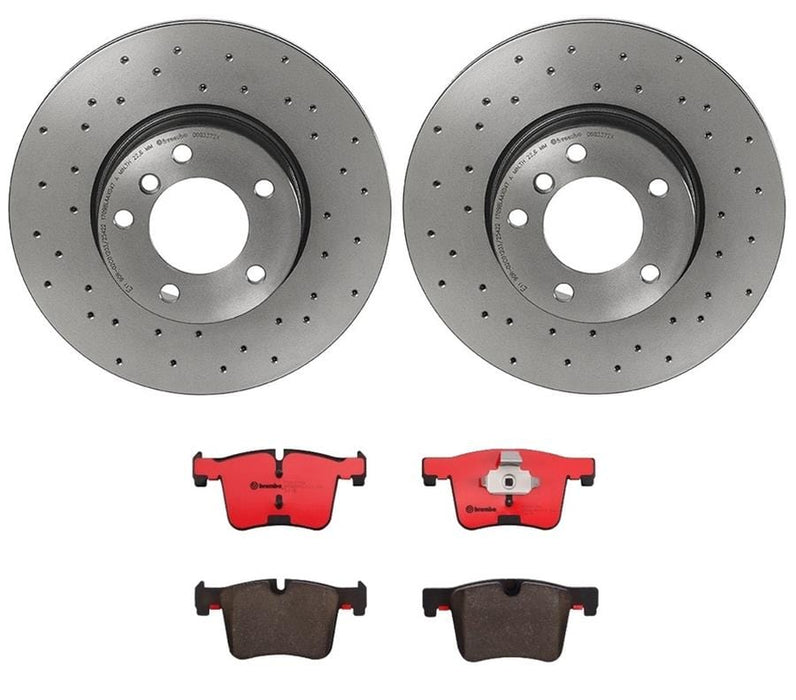 Brembo Brembo Disc Brake Pad and Rotor Kits KTX0050 Autofit