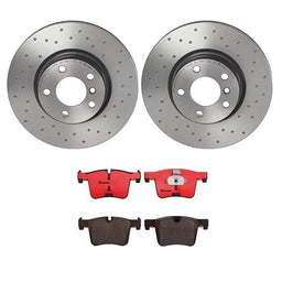 Brembo Brembo Disc Brake Pad and Rotor Kits KTX0051 Autofit