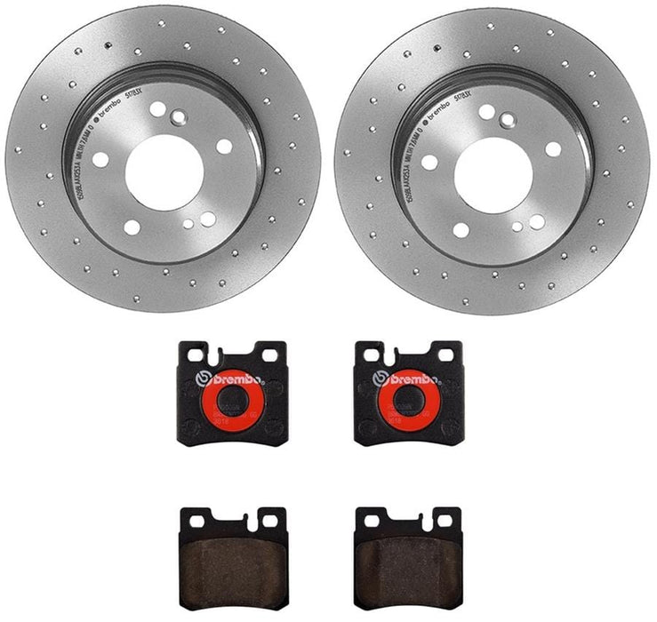 Brembo Brembo Disc Brake Pad and Rotor Kits KTX0054 Autofit