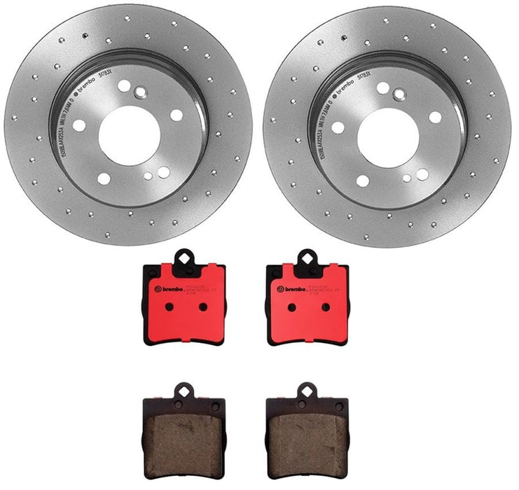 Brembo Brembo Disc Brake Pad and Rotor Kits KTX0055 Autofit
