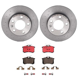 Brembo Brembo Disc Brake Pad and Rotor Kits KTX0057 Autofit