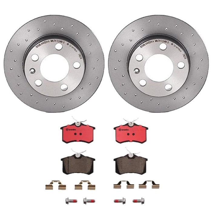 Brembo Brembo Disc Brake Pad and Rotor Kits KTX0057 Autofit