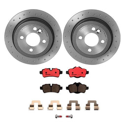 Brembo Brembo Disc Brake Pad and Rotor Kits KTX0062 Autofit
