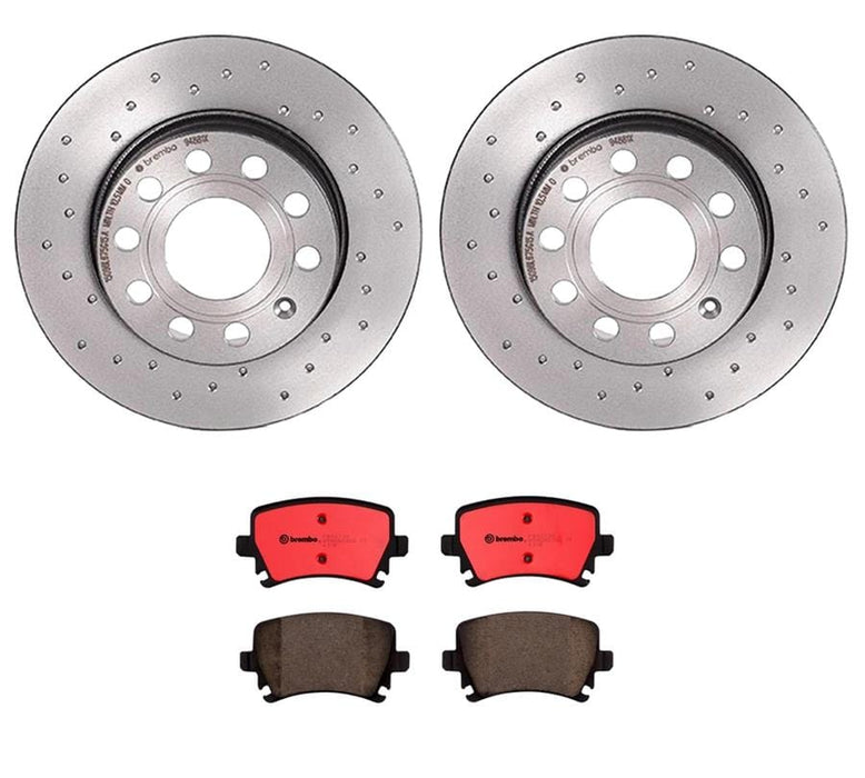 Brembo Brembo Disc Brake Pad and Rotor Kits KTX0063 Autofit