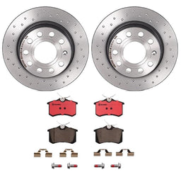 Brembo Brembo Disc Brake Pad and Rotor Kits KTX0064 Autofit