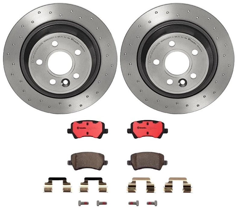 Brembo Brembo Disc Brake Pad and Rotor Kits KTX0066 Autofit