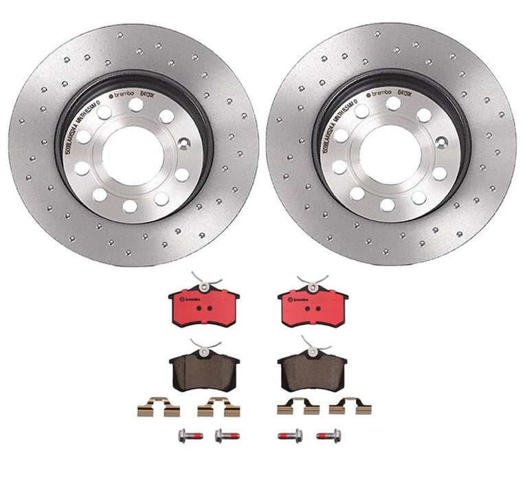 Brembo Brembo Disc Brake Pad and Rotor Kits KTX0069 Autofit