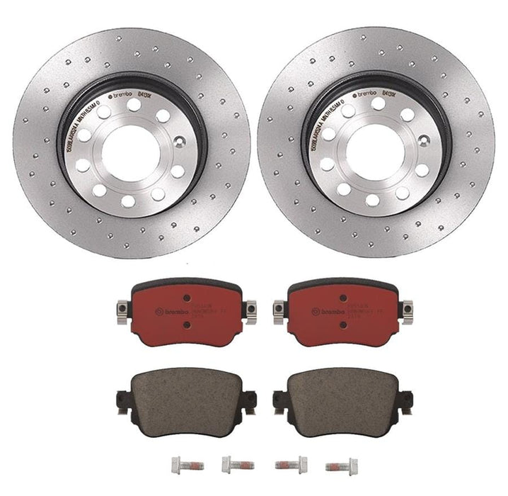 Brembo Brembo Disc Brake Pad and Rotor Kits KTX0070 Autofit