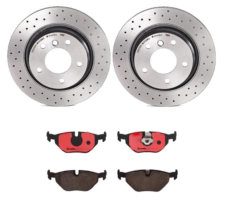 Brembo Brembo Disc Brake Pad and Rotor Kits KTX0071 Autofit