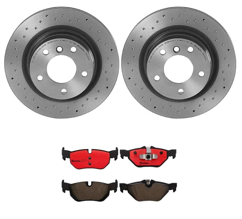 Brembo Brembo Disc Brake Pad and Rotor Kits KTX0073 Autofit