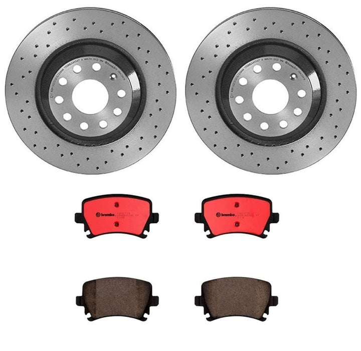 Brembo Brembo Disc Brake Pad and Rotor Kits KTX0074 Autofit