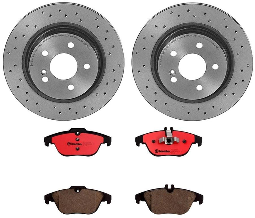 Brembo Brembo Disc Brake Pad and Rotor Kits KTX0077 Autofit