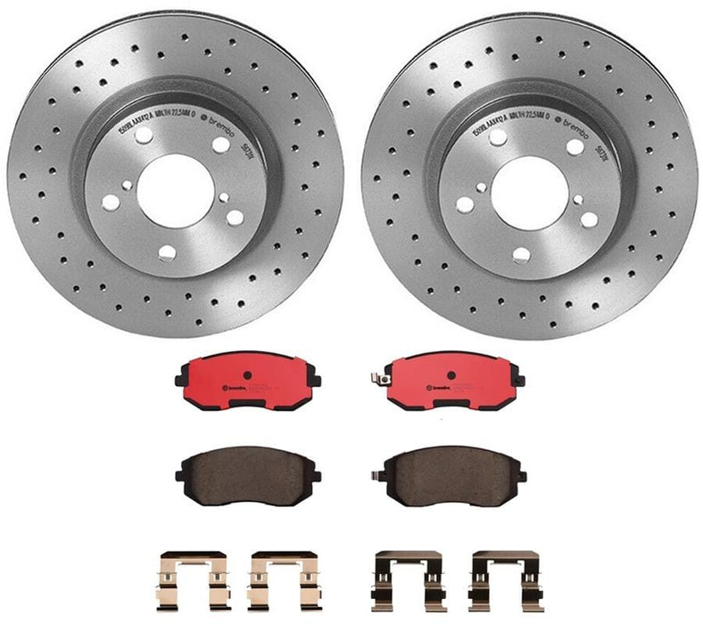 Brembo Brembo Disc Brake Pad and Rotor Kits KTX0081 Autofit