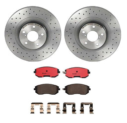 Brembo Brembo Disc Brake Pad and Rotor Kits KTX0082 Autofit