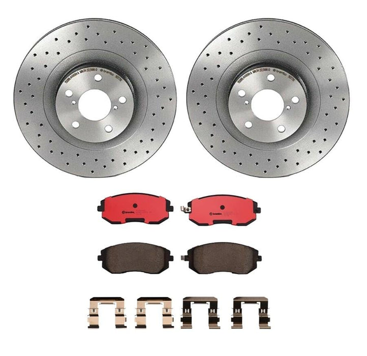 Brembo Brembo Disc Brake Pad and Rotor Kits KTX0082 Autofit