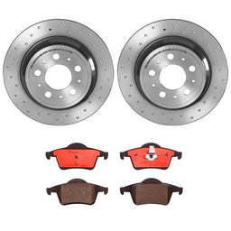 Brembo Brembo Disc Brake Pad and Rotor Kits KTX0085 Autofit