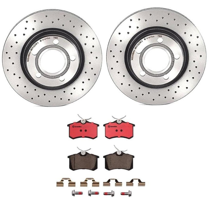 Brembo Brembo Disc Brake Pad and Rotor Kits KTX0089 Autofit