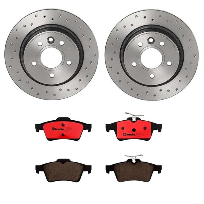 Brembo Brembo Disc Brake Pad and Rotor Kits KTX0092 Autofit