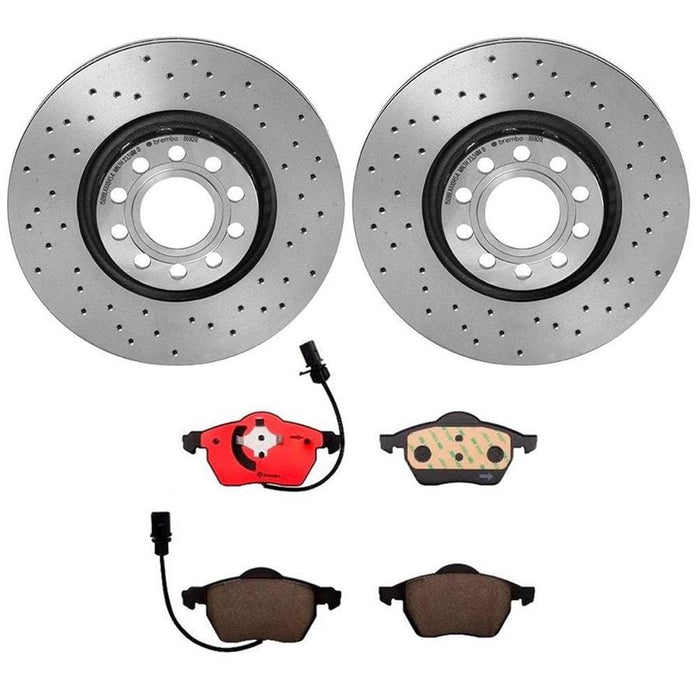 Brembo Brembo Disc Brake Pad and Rotor Kits KTX0093 Autofit
