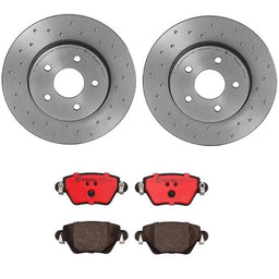 Brembo Brembo Disc Brake Pad and Rotor Kits KTX0094 Autofit
