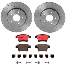 Brembo Brembo Disc Brake Pad and Rotor Kits KTX0095 Autofit