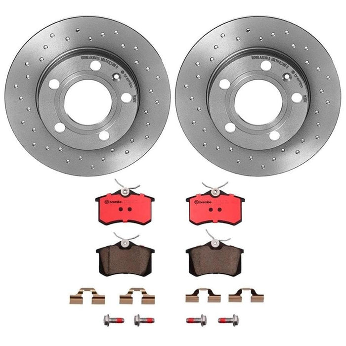 Brembo Brembo Disc Brake Pad and Rotor Kits KTX0096 Autofit