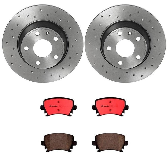 Brembo Brembo Disc Brake Pad and Rotor Kits KTX0097 Autofit