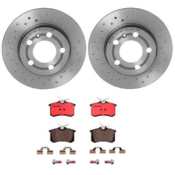 Brembo Brembo Disc Brake Pad and Rotor Kits KTX0099 Autofit