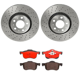 Brembo Brembo Disc Brake Pad and Rotor Kits KTX0101 Autofit