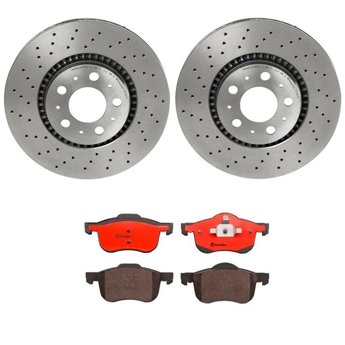 Brembo Brembo Disc Brake Pad and Rotor Kits KTX0101 Autofit