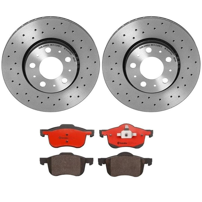 Brembo Brembo Disc Brake Pad and Rotor Kits KTX0102 Autofit