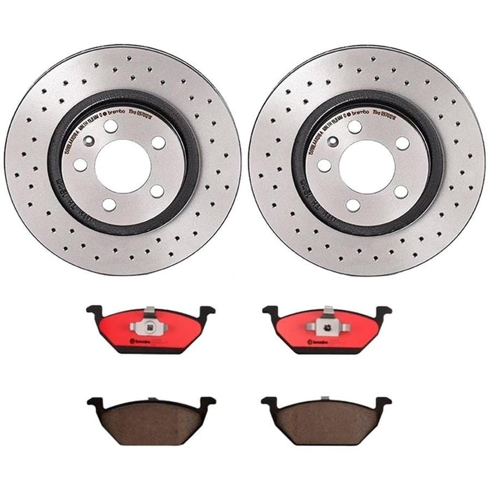 Brembo Brembo Disc Brake Pad and Rotor Kits KTX0105 Autofit
