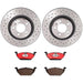 Brembo Brembo Disc Brake Pad and Rotor Kits KTX0105 Autofit