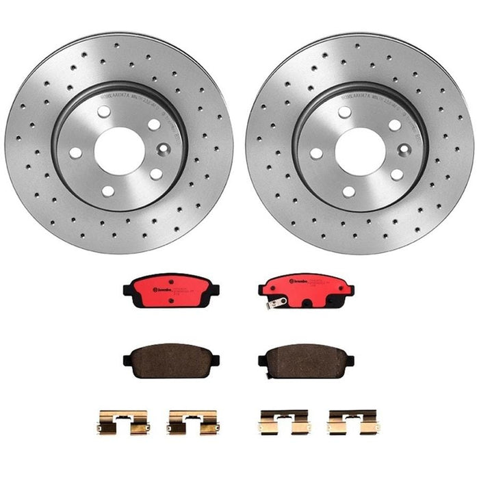 Brembo Brembo Disc Brake Pad and Rotor Kits KTX0108 Autofit