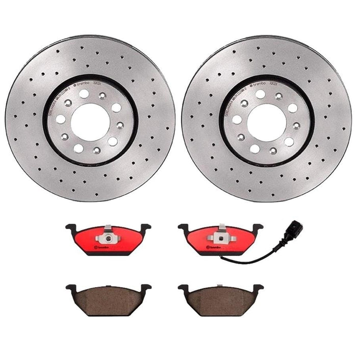 Brembo Brembo Disc Brake Pad and Rotor Kits KTX0113 Autofit