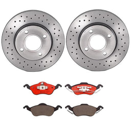 Brembo Brembo Disc Brake Pad and Rotor Kits KTX0114 Autofit